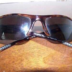 Calcutta Polarized Brown Tortoise shell sun glasses gray polarized lenses
